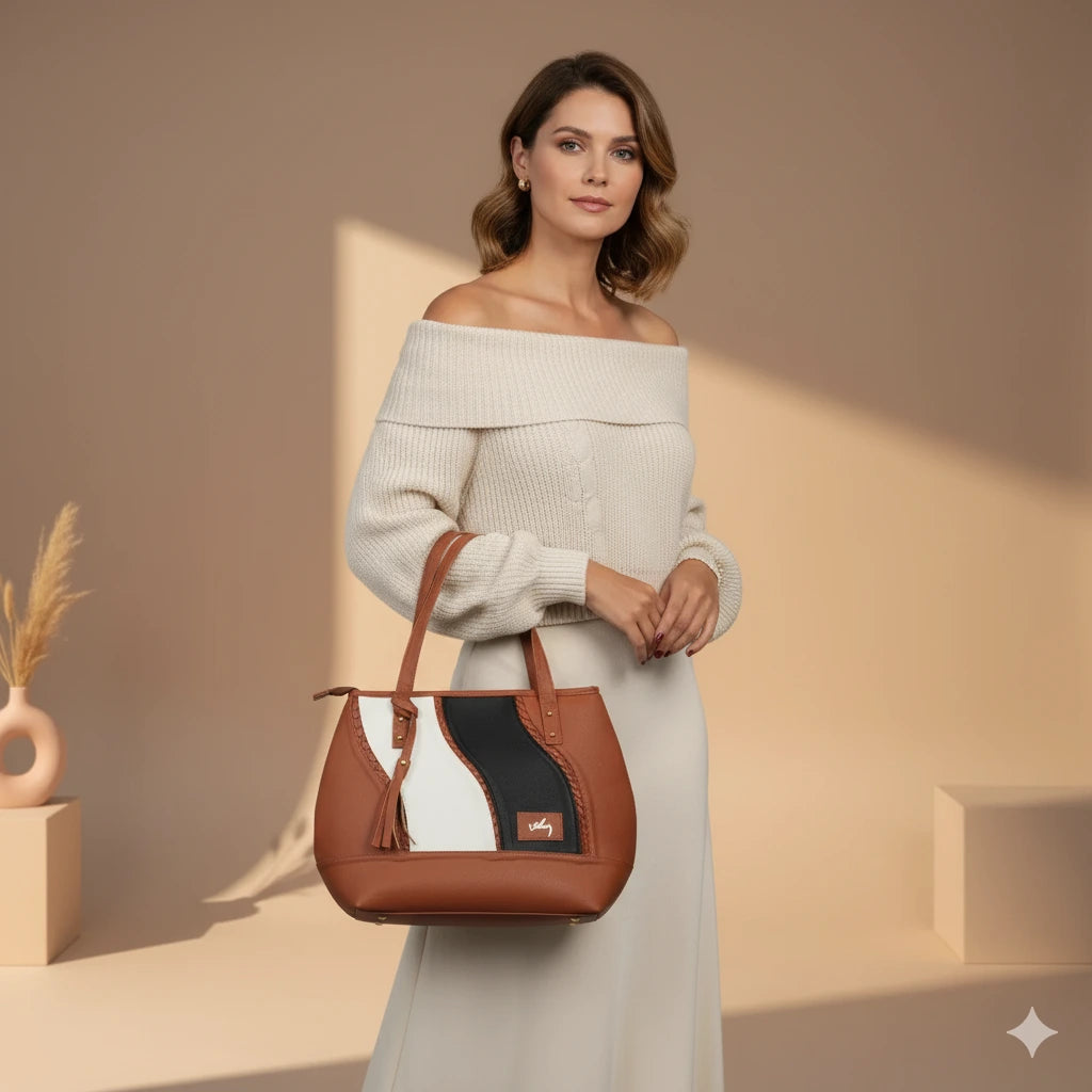 Bolso Premium De Lujo VLZ Luna - Hecho en Cuero Legítimo - Calidad Artesanal