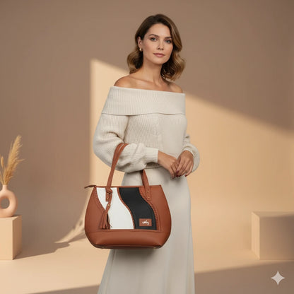 Bolso Premium De Lujo VLZ Luna - Hecho en Cuero Legítimo - Calidad Artesanal